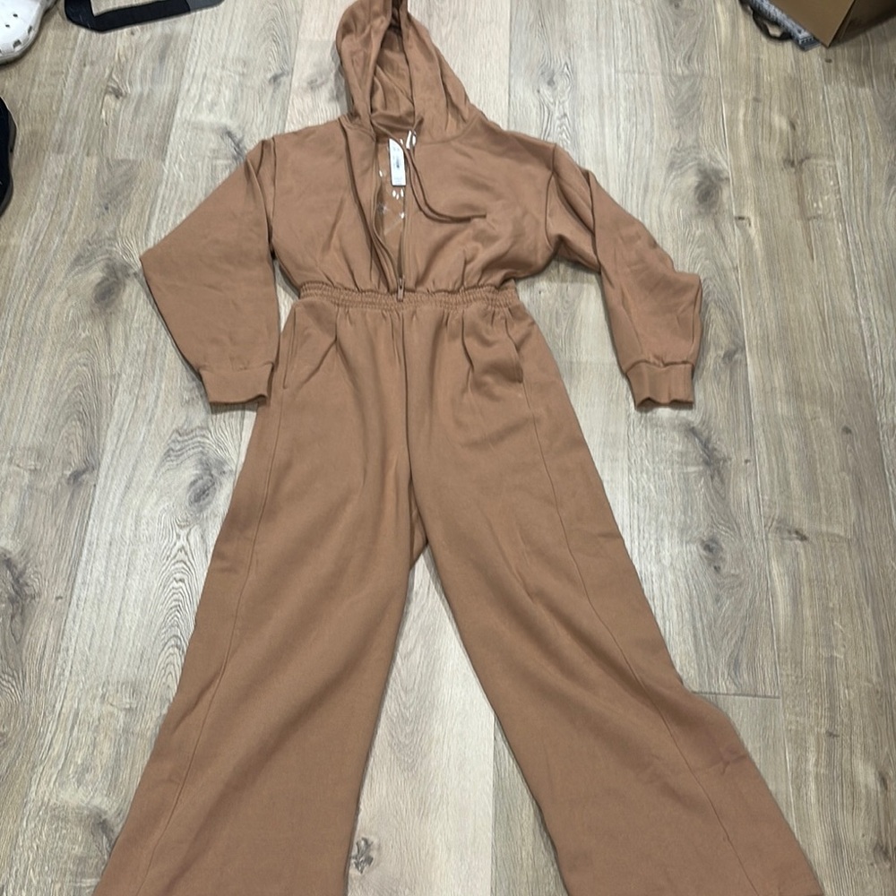 Women's Tan Jumpsuit Victoria’s Secret NWT